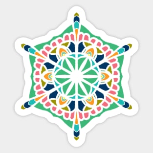 Colorful mandala Sticker